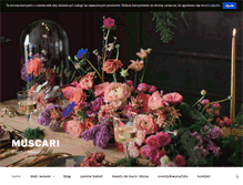 Tablet Screenshot of muscari.pl